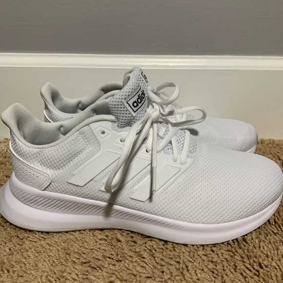 White runfalcon adidas shoes - Picture 1 of 4